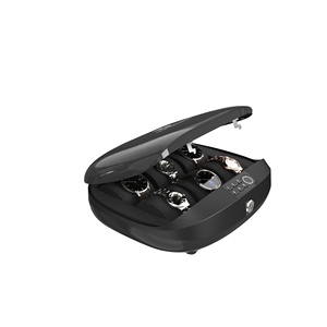 Box Watches Small Black Watches Storage Organizer Case For Men Travel Smart Supply