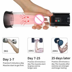 Sexe arabe 4 en 1 Massage de la prostate produits d'érection hommes masseur de la Prostate aides sexuelles pompe d'agrandissement masculin pour hommes - Product Image 3