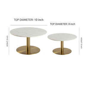 Custom Design Iron and <b>Marble</b> <b>Cake</b> <b>Stand</b> Manufacturer Indian Factory - Product Image 2