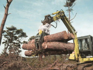 MONDE Bagger Hydraulischer rotierender Greifer Holz greifer <span class=keywords><strong>Log</strong></span> Grab Stone <span class=keywords><strong>Grapple</strong></span> - Product Image 5