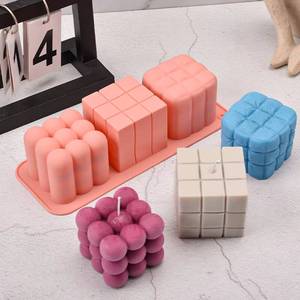 แม่พิมพ์ซิลิโคนรูปทรงลูกบอลมูสตกแต่งเค้ก 3 มิติ สำหรับทำเทียน - Product Image 6
