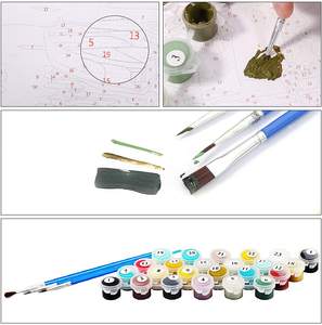 40*50 cm Décoration d'intérieur Cadeau Adultes Enfant Tortue de l'océan Animal DIY Peint à <span class=keywords><strong>la</strong></span> main <span class=keywords><strong>Peinture</strong></span> à l'huile Kits de <span class=keywords><strong>peinture</strong></span> Image par numéros Top - Product Image 2