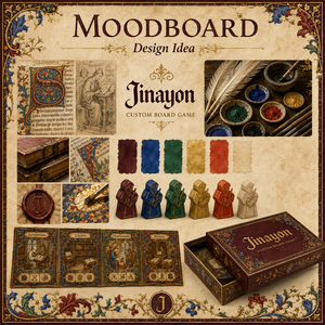 <span class=keywords><strong>Jeu</strong></span> de société de stratégie personnalisé, manuscrit médiéval illuminé, Scriptorium, livre en carton pliable, éducatif, héritage, 2-6 joueurs - Product Image 6