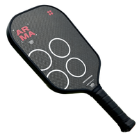 Raquette de pickleball allongée sans cadre en titane alvéolé de 16 mm, pressée à chaud, personnalisée par Dumo Factory, pour adultes