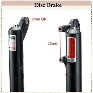 Bucklos Mountainbike Fiets Vet Vork 26*4.0 Air Suspension Vork Rechte Pijp <span class=keywords><strong>120</strong></span> Manual Lock Sneeuw Vork - Product Image 4