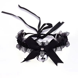 <span class=keywords><strong>Collier</strong></span> de jeu de rôle de <span class=keywords><strong>femme</strong></span> de chambre en dentelle, style choker cloche, pour <span class=keywords><strong>femme</strong></span>, sexy et sensuel, pour Noël, tenue de club et lingerie Teddy - Product Image 3