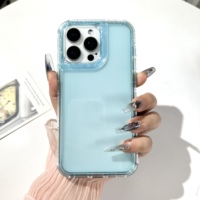 3 Pièces TPU Coloful Shockproof Phone Case pour iPhone 11 16E 17 17 Pro Max 17 PRO 17 AIR 16E XR XS