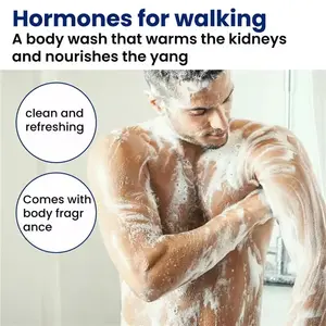 Epimedium Gel de ducha para eliminar olores de la parte privada limpieza resistencia mejora la loción corporal para hombres