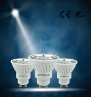 Offre Spéciale boîtier en céramique l'angle de faisceau de 10 degrés 220v ampoule led 900lm GU10 A MENÉ le projecteur 9w