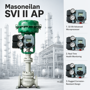 มีสินค้าในสต็อก Masoneilan SVI II AP Digital Valve Positioner SVI2-21123111 HART Smart Positioner สำหรับวาล์วควบคุมลม - Product Image 1