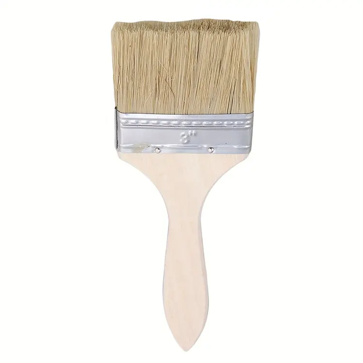 MAXMAN Cheap Price House Painting Tools Paint Brush with Wooden Handle Painting Brush Flat Brush