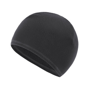 Fleece Warm Cap Thickened Solid Color Breathable Keep Warm Outdoor Riding Motorcycle Helmet Inner Cap Adult Sports <b>Hat</b> - Product Image 3
