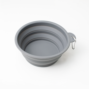 350ML di Silicone portatile per cani da compagnia ciotole d'acqua per viaggiare in campeggio pieghevole che cammina all'aperto per l'alimentazione di animali domestici ciotola per piatti pieghevoli - Product Image 1