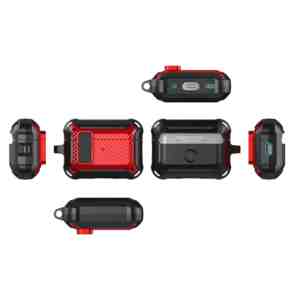 Funda Protectora de Fibra de Carbono para Auriculares <span class=keywords><strong>Airpods</strong></span> Pro 3 / Pro 2 / 4 ANC / 4 3 1 2, Carcasa Resistente de TPU y PC con Gancho - Product Image 6