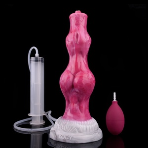 YOCY Wholesale Liquid Silicone With Strong Suction Animal Wolf Cock Ejaculating <b>Dildo</b> Anal Sex Toys <b>Dildos</b> Squirting for Women - Product Image 2
