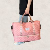 Sac de voyage haut de gamme transfrontalier avec séparation sec-humide, organisateur de voyage d'affaires, sac bandoulière sport unisexe grande capacité en tissu Oxford pour la gym