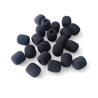 Cache-micro en mousse souple pour casque téléphonique jetable, moulé par injection en PU, pour usage extérieur, marque HLLFOAM, directement de l'usine