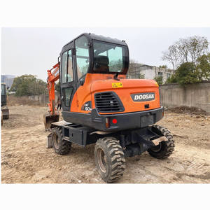 Excavadora de Ruedas Usada Original Doosan DX 60 en Buenas Condiciones, Excavadora Doosan de 6 Toneladas, Mini Excavadora - Product Image 4