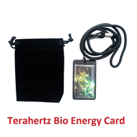 Quantum Tera hertz Energy Chipkarte mit Tasche New Me Card Cord Nume Jetzt Tera hertz Chip Version 9 Support Logo gedruckt