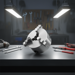 Mandrin de tour Vevor à 3 mors 160 mm avec clé en T, vis de fixation et mors réversibles pour imprimante 3D - Product Image 2