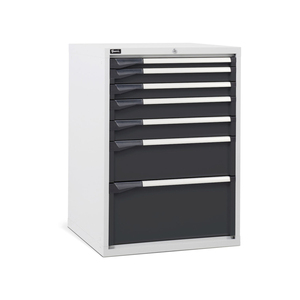 Fami Master de 714x726x1000มม. ลิ้นชักอุตสาหกรรมทูโทนพร้อมลิ้นชัก7ลิ้นชัก2000กก - Product Image 1