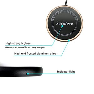 Elettrico Tazza di Caffè Warmer & del dispositivo di Fine Bone China Tazza Set con Spegnimento Automatico, premium 24Watt di Bevande Calde Mantenere La Temperatura Up - Product Image 4