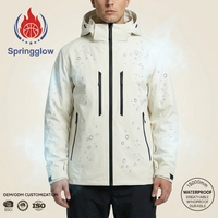 Veste de montagne professionnelle pour homme avec logo personnalisé, imperméable 20k, veste de randonnée en coque dure, veste tactique d'usine OEM