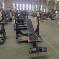 Banc plat multifonctionnel ASM-B4048 pour entraînement de force, banc réglable, chaise romaine, pour débutants et seniors
