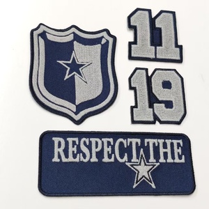XP-Parches bordados de sellado térmico personalizados Parches de chenilla Hierro a granel en insignia adhesiva de fusión en caliente para Sudadera con capucha - Product Image 1