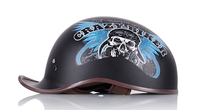 Casque de moto pour homme, personnalité, batterie de moto, voiture, casque demi-tête rétro, casque universel