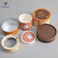 Boîte Cadeau Cosmétique Créative en Carton Blanc Fin, Forme Cylindrique, Personnalisable avec Logo/Graphisme, pour Huile de Cheval, en Papier Exquis