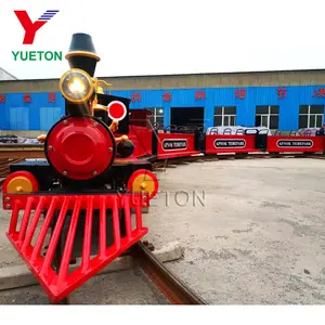 Amusement Park Rides Outdoor Railway Miniature Rail Electric Ride Steam Mini Trains On Train With Tracks