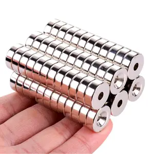 Strong Suction Custom Rare Earth Countersunk Screw Neodymium Magnets For Speaker Motor