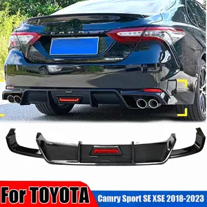 StarNav For Sport SE XSE 2018-2023 Car Rear Bumper <b>Diffuser</b> Lip Guard with <b>LED</b> Light Modification Surround Kits - Product Image 6