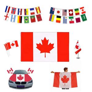Drapeau personnalisé Gahumi 2026 Canada Mexique États-Unis Football Canada Fans Flag de haute qualité et à prix réduit, nouveau design, drapeau personnalisé 3x5 pieds - Product Image 6