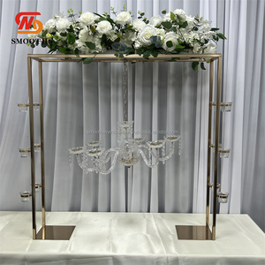 SMOOTH Nuevo Soporte para Flores de Boda, Portavelas Dorado, Soporte Alto para Flores para Decoración de Bodas - Product Image 5