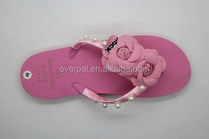 <strong>Ladies</strong> Fancy Flat Chappla Pearl Embellished Light Weight Cushioning Fashion Trend Summer Spring <strong>Flip</strong> <strong>Flops</strong> - Product Image 3