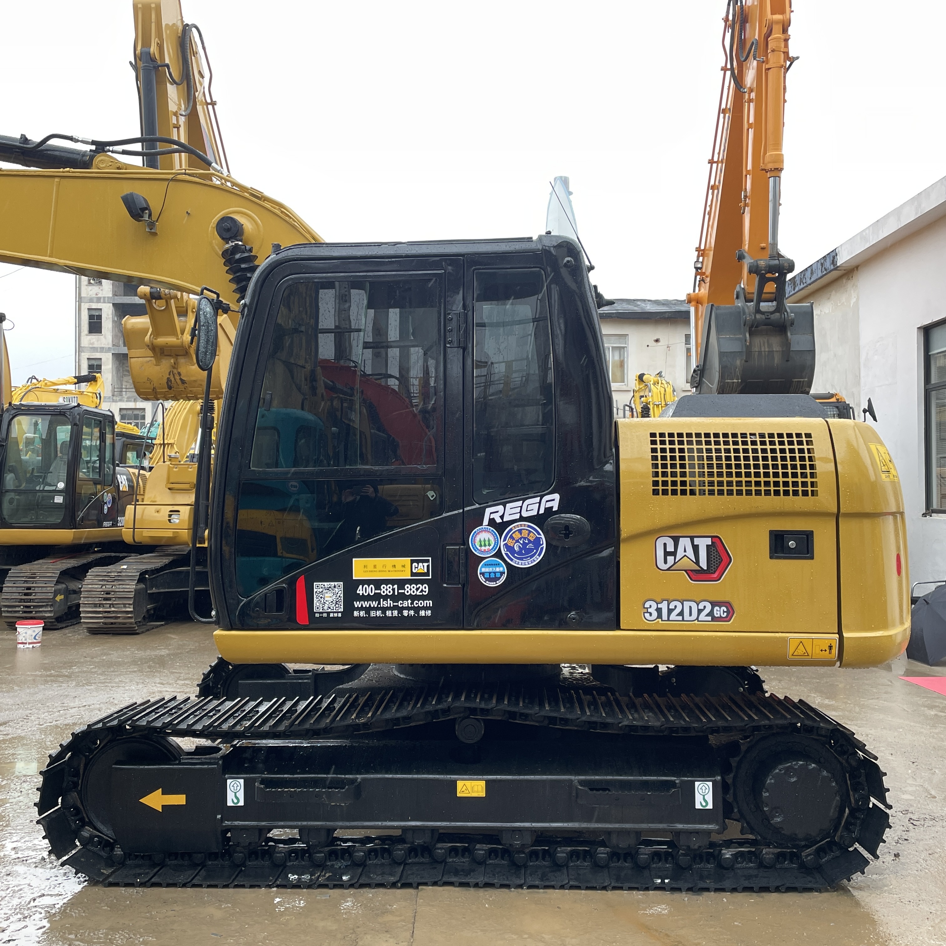 Almost New cat 312D2GC 325c Excavator Used Machinery with Well Maintenance Caterpillar 310 312C 312D Japan Imported Excavator