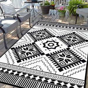 Wendbare Faltbare Teppichmatte Wasserdicht Polypropylen Outdoor Strand Camping Wohnmobil Terrassenmatte für Teppiche und Läufer - Product Image 1