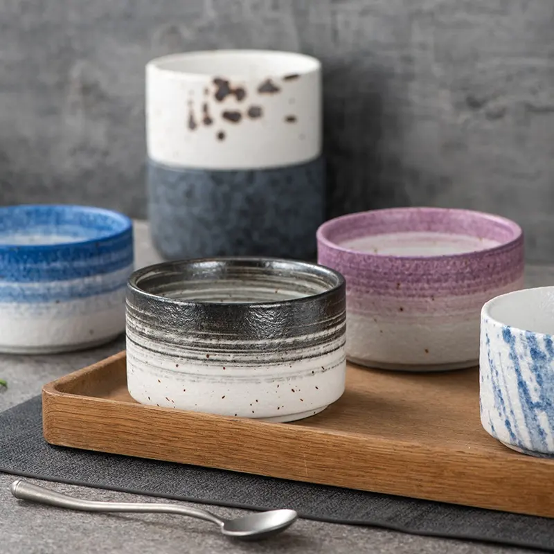 Vaisselle moderne en céramique Ensemble de bols à tapas en porcelaine pour céréales