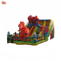 Structure Stable, Château Gonflable Animaux de la Jungle, Montage Facile, Expérience de Jeu Prolongée, Location Commerciale pour Événements, Jumper Gonflable