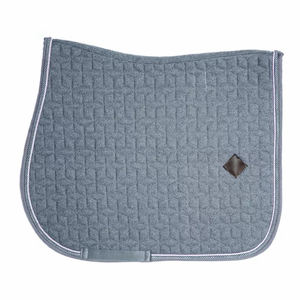 Le matériau en velours se place parfaitement <span class=keywords><strong>sous</strong></span> la selle Tapis de selle d'équitation de dressage équestre pour sauter - Product Image 4