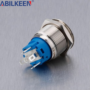 19Mm Kim Loại Đẩy Nút Chuyển Đổi LED Chuyển Đổi Điện Không Thấm Nước Chuyển Đổi Động Cơ Thép Không Gỉ Xe Máy Động Cơ Khởi Động 19Mm - Product Image 3