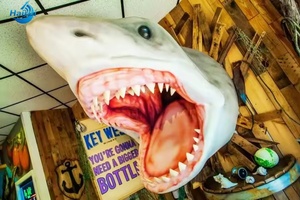 Sculptures géantes en mousse personnalisées pour événements de jeu, animaux (Dauphin, Ours Panda), mignonnes, en polystyrène et fibre de verre, produits universels - Product Image 3