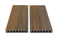 Revêtement de sol extérieur résistant à l'usure commercial WPC Decking anti-corrosion