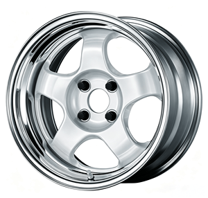 Cerchi Forgiati Monoblocco a 6 Razze con Bordo Profondo da 15/16/17 Pollici, PCD 4*100/4*114.3, Cerchioni Argento Nero con Bordo Lucidato Adatti per <span class=keywords><strong>Auto</strong></span> Classiche e Tuning - Product Image 4