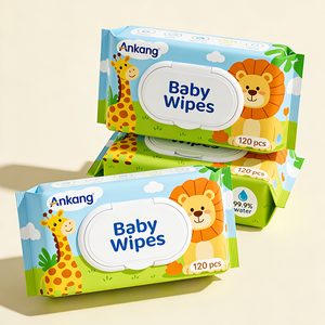 Toptan Hipoalerjenik Bebek Mendilleri 80 Adet Yenidoğan Islak Mendil Kimyasalsız Hassas Cilt Bakımı ve Ev Temizliği İçin - Product Image 3