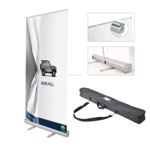 Espositore Pubblicitario Portatile Retrattile / Stand Espositivo Avvolgibile per Banner - Product Image 4