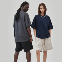 T-shirts de fabricant 275 GSM, T-shirts à épaules tombantes, T-shirts vierges oversize 100% coton, T-shirts personnalisés streetwear avec logo pour hommes