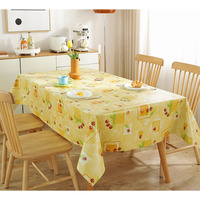 Nappe rectangulaire en pvc de haute qualité, couvre-table à motif noir pour cuisine et salle à manger